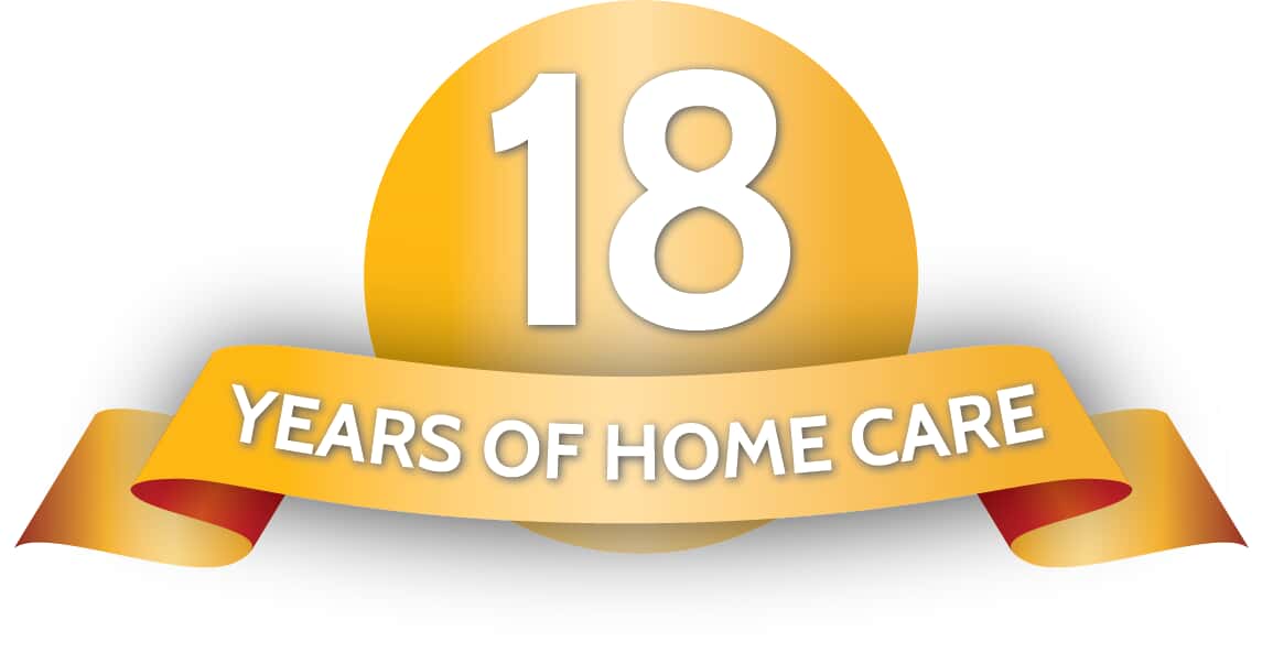 18 years business anniversary logo